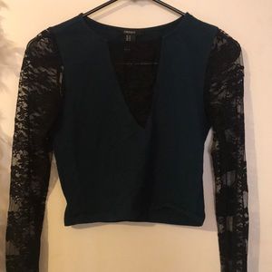 Forever 21 lace top medium